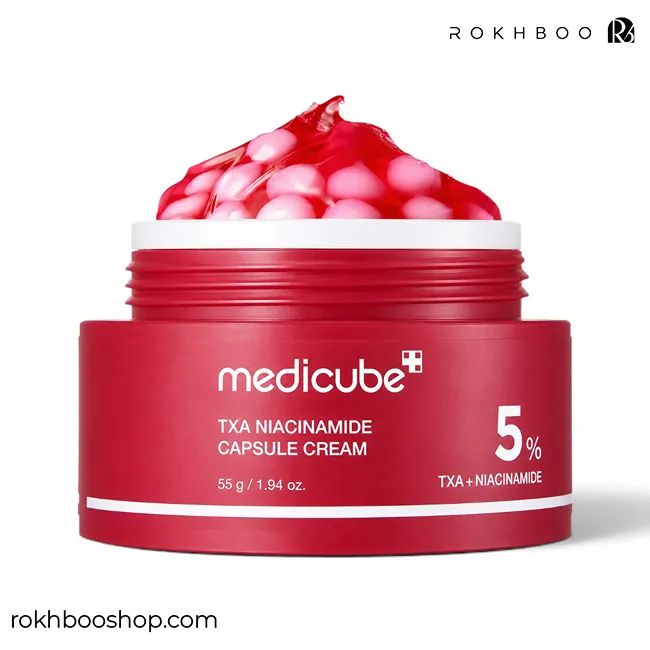 medicube-txa-niacinamide-capsule-cream کرم ضد لک و درخشان کننده نیاسینامید و TXA مدیکیوب - تصویر 1