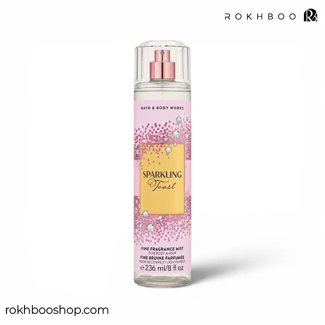 بادی اسپلش و لوسیون بدن بث اند بادی ورکس با رایحه Sparkling Toast - تصویر 1